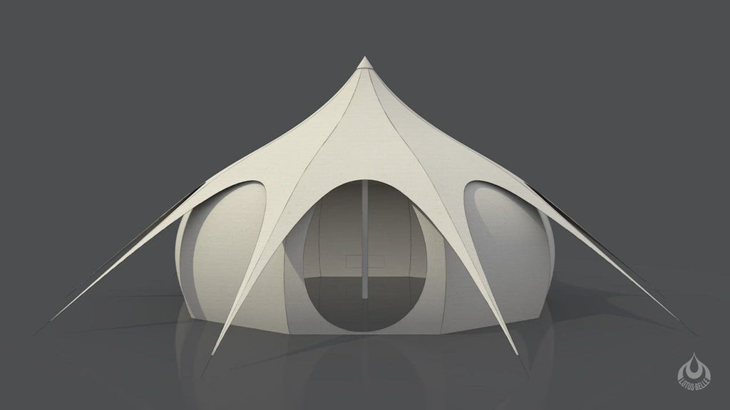 5m Hybrid Glamping Zelt Luxus Konfiguration